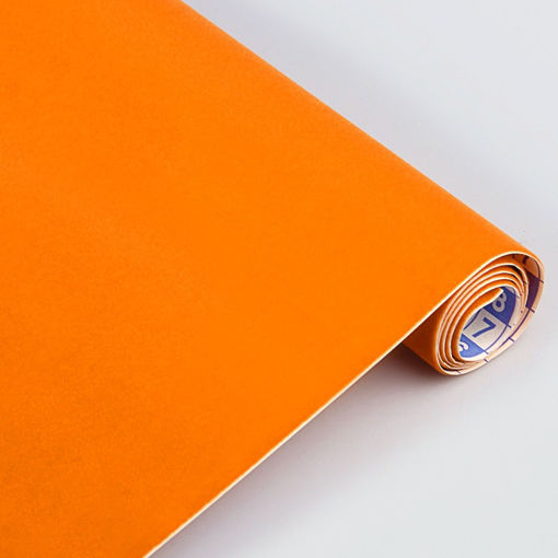 Picture of VELVET ADHESIVE ROLL ORANGE 0.45M X 1M